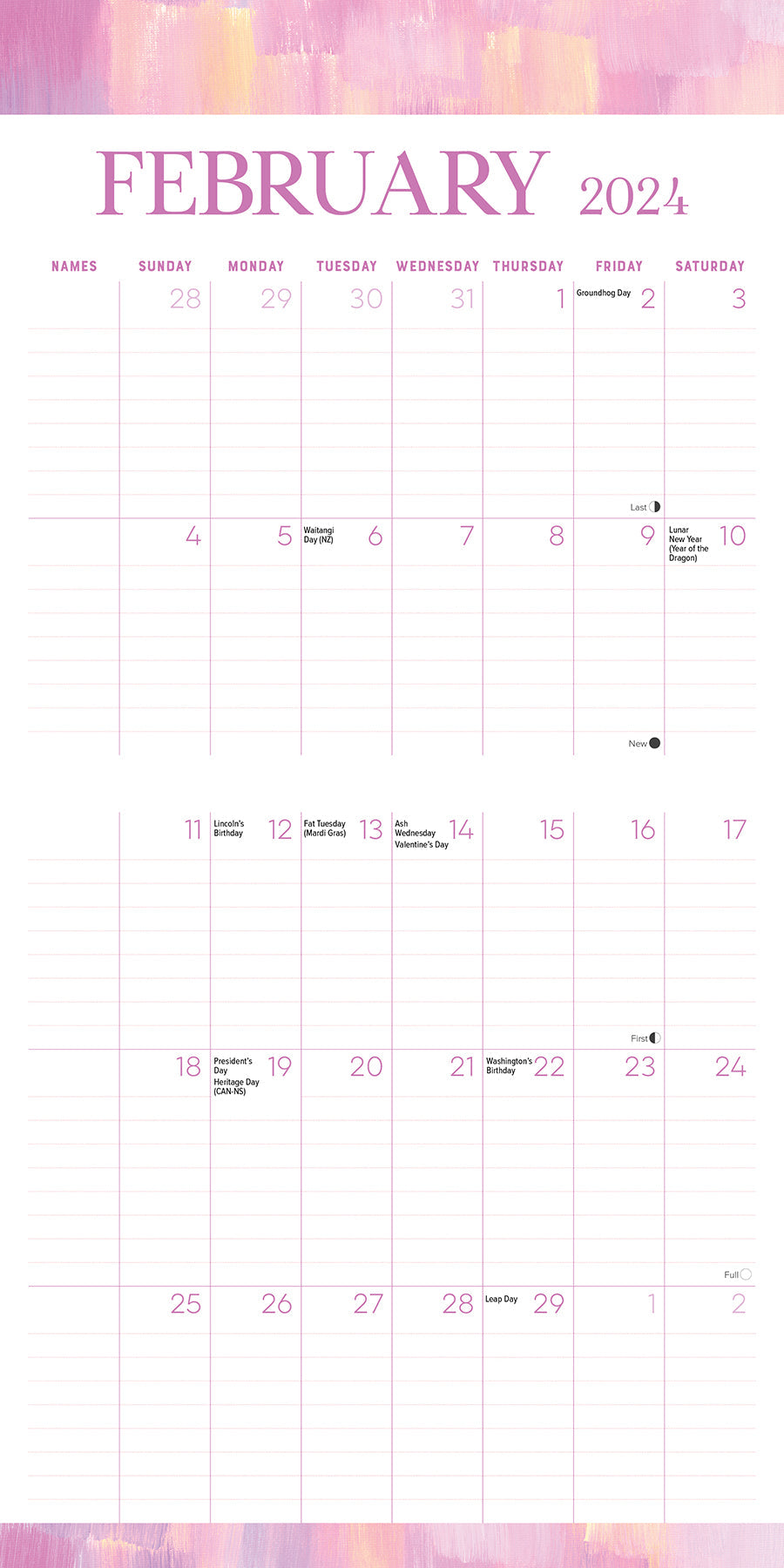 2024 Moms Planner - Mini Wall Calendar