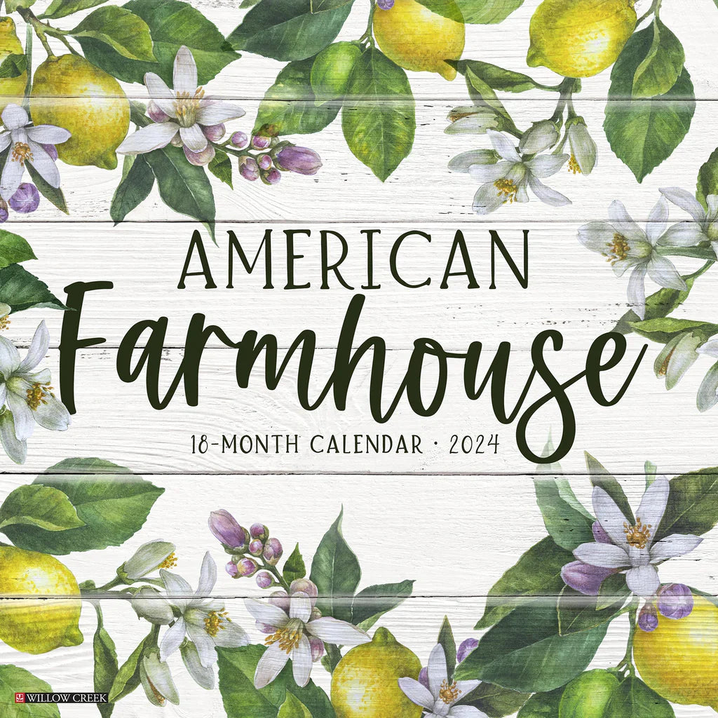 2024 American Farmhouse - Wall Calendar