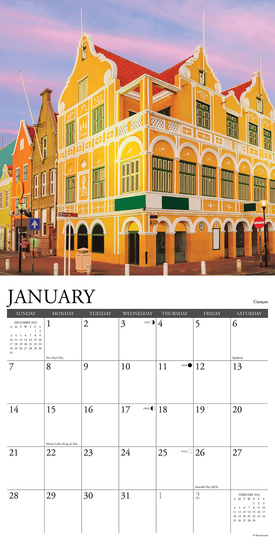 2024 Caribbean - Wall Calendar