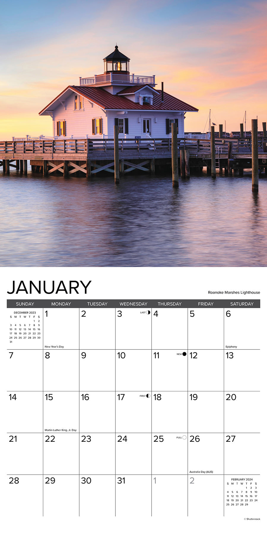 2024 Outer Banks - Wall Calendar