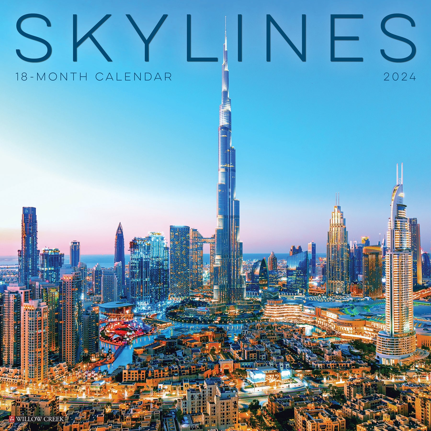 2024 Skylines - Wall Calendar