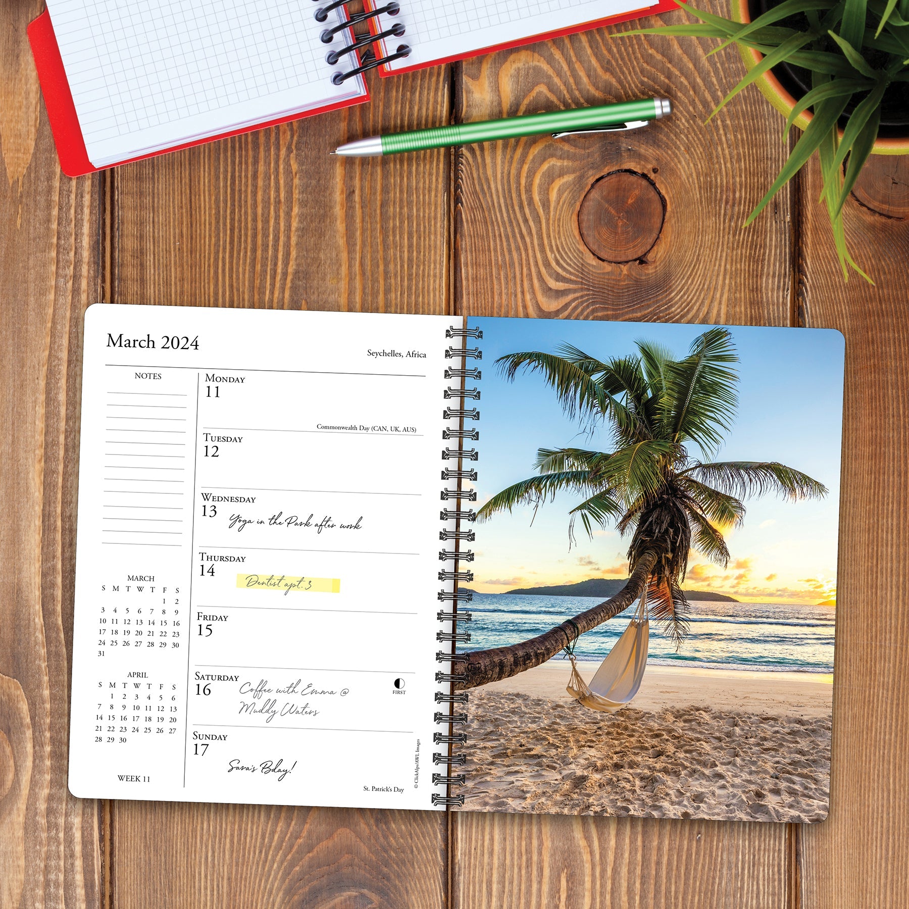 2024 Ah, The Beach! - Weekly Diary/Planner