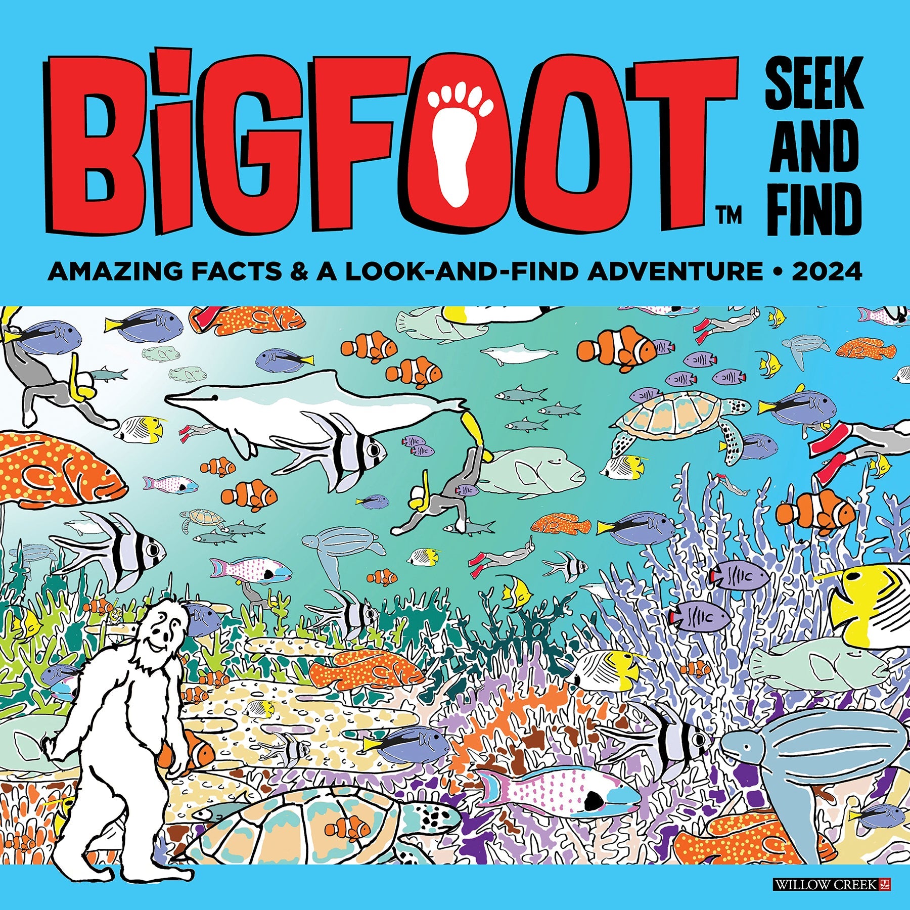 2024 Bigfoot Seek & Find - Wall Calendar