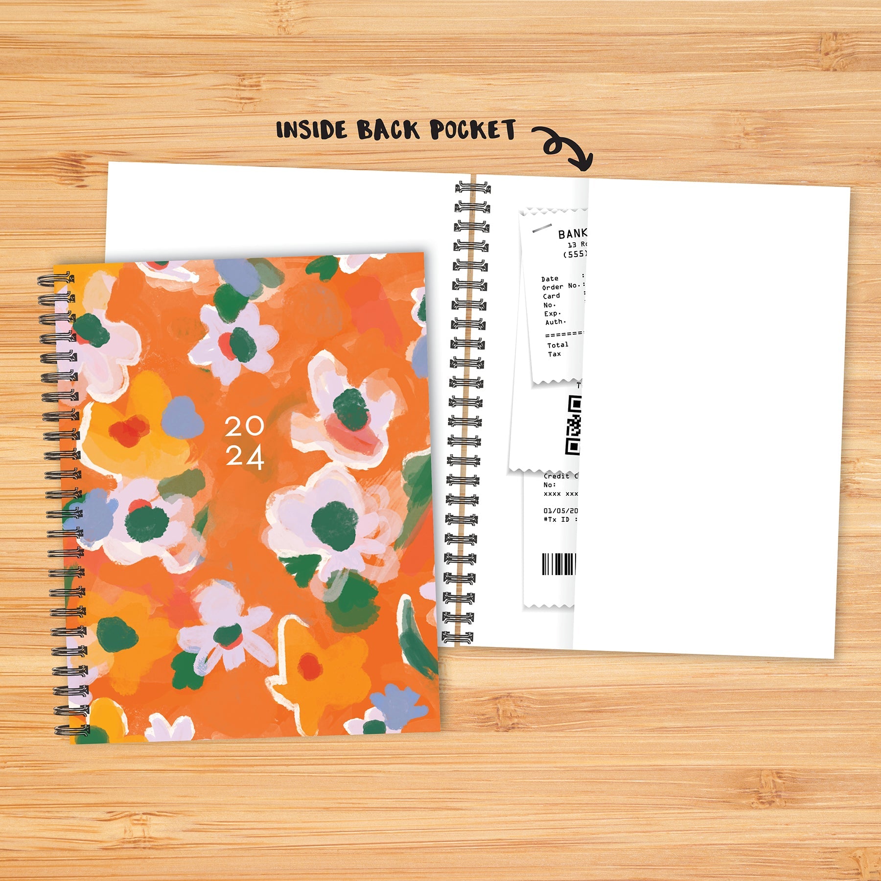 2024 Poppies Softcover - Monthly Weekly Diary/Planner