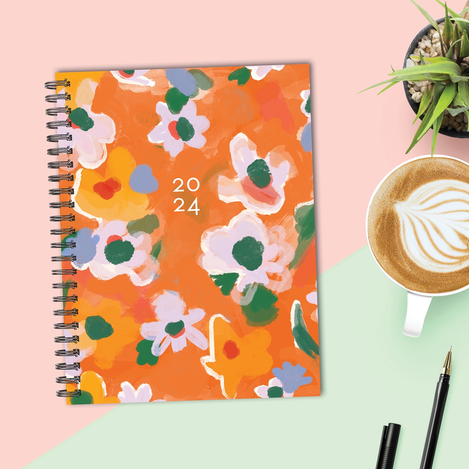 2024 Poppies Softcover - Monthly Weekly Diary/Planner