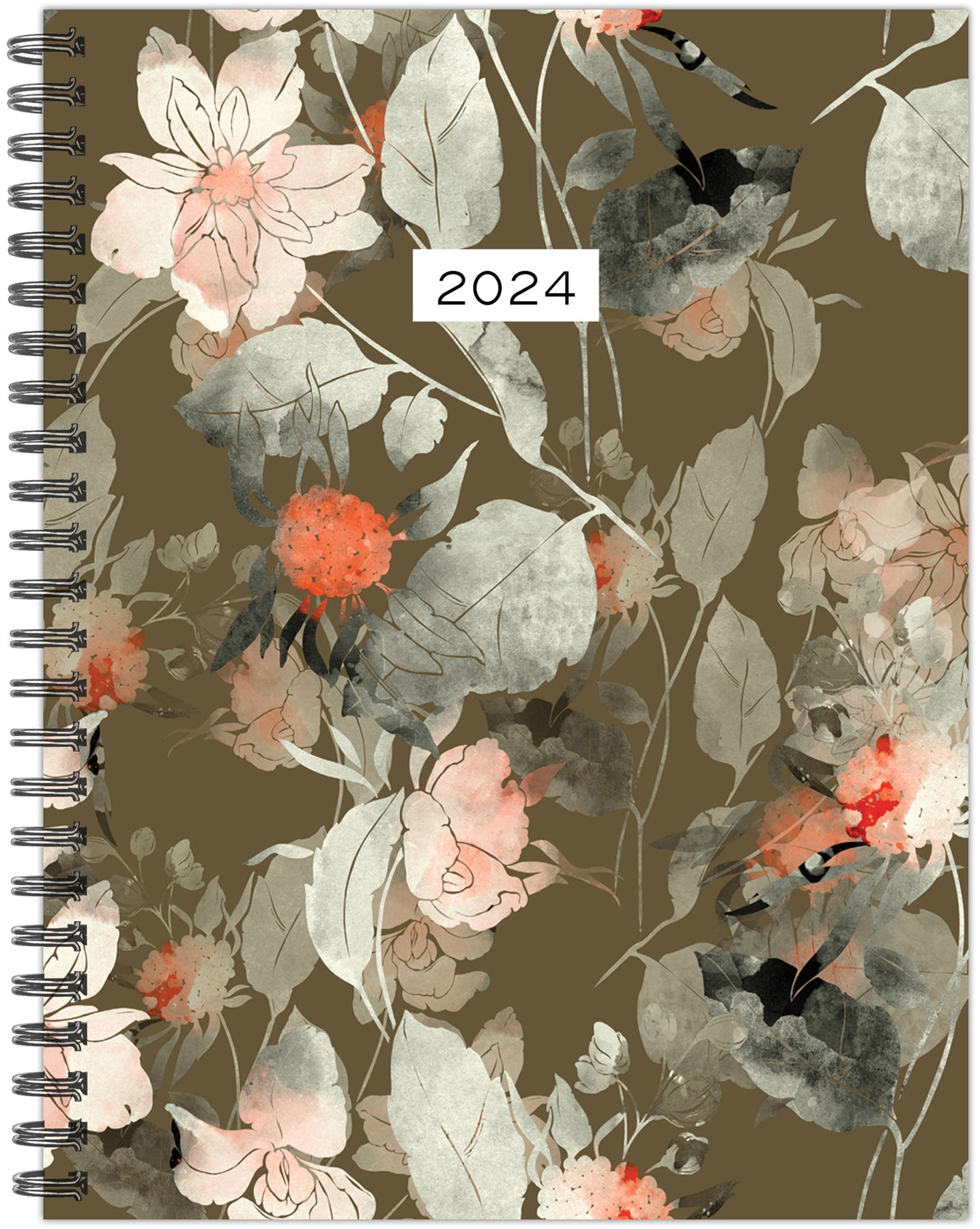 2024 Rustic Bloom Softcover - Monthly Weekly Diary/Planner