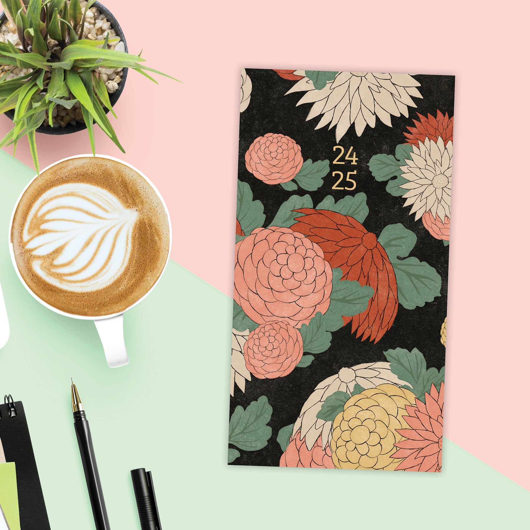 2024 Floral Punch - 2 Year Pocket Diary/Planner