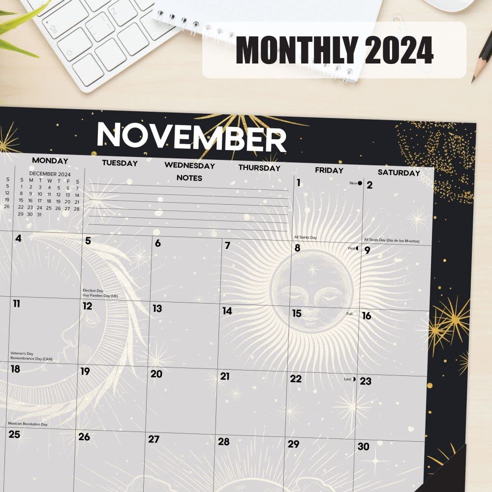 2024 Celestial - Monthly Medium Desk Pad