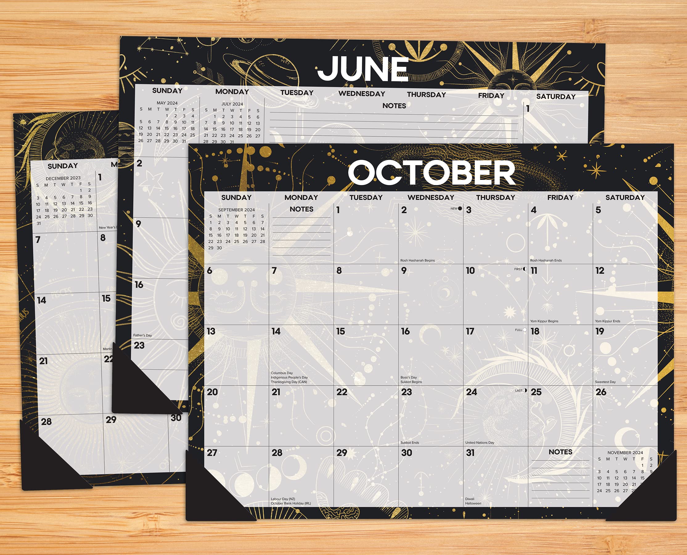 2024 Celestial - Monthly Large Desk Pad