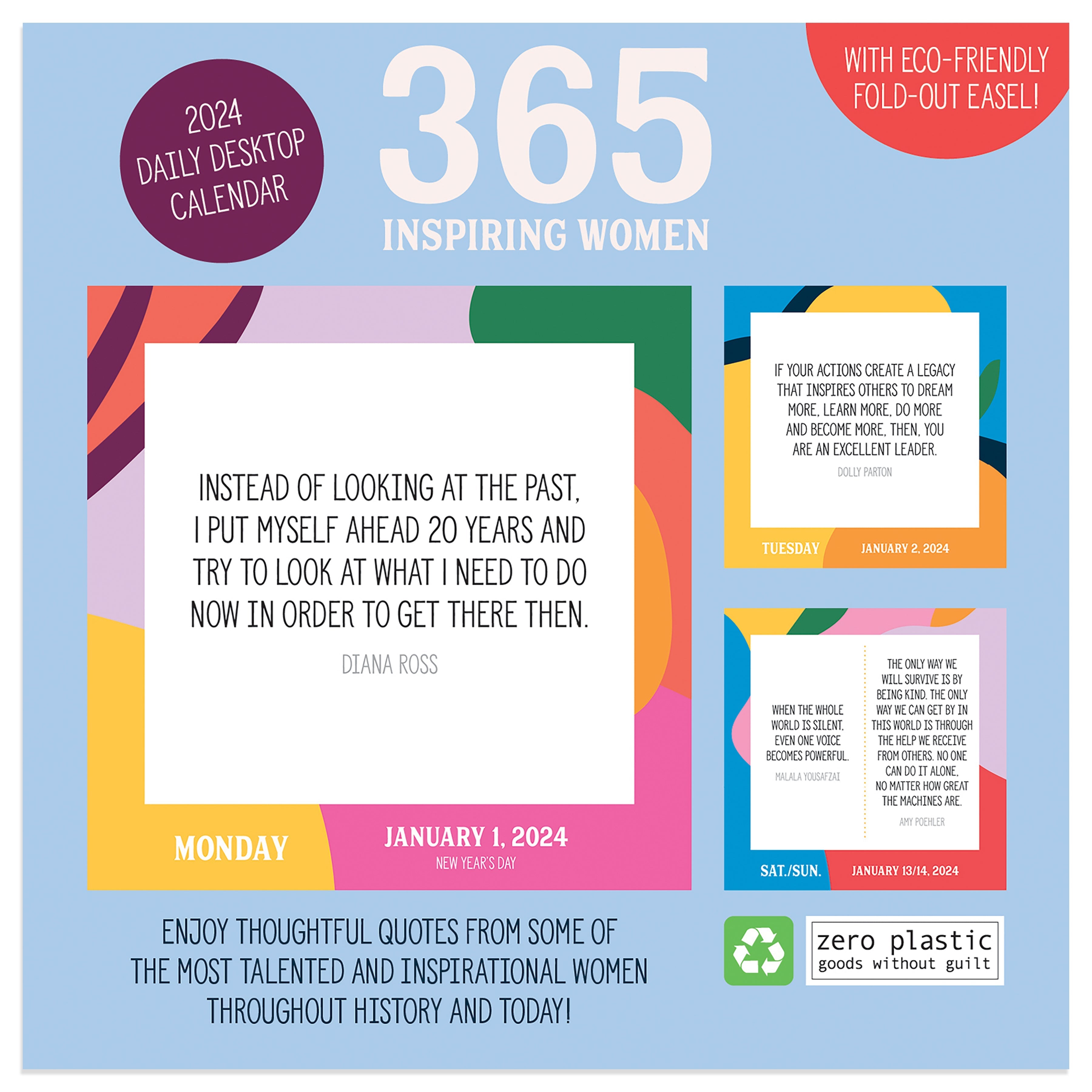 2024 365 Inspiring Women - Daily Boxed Page-A-Day  Calendar