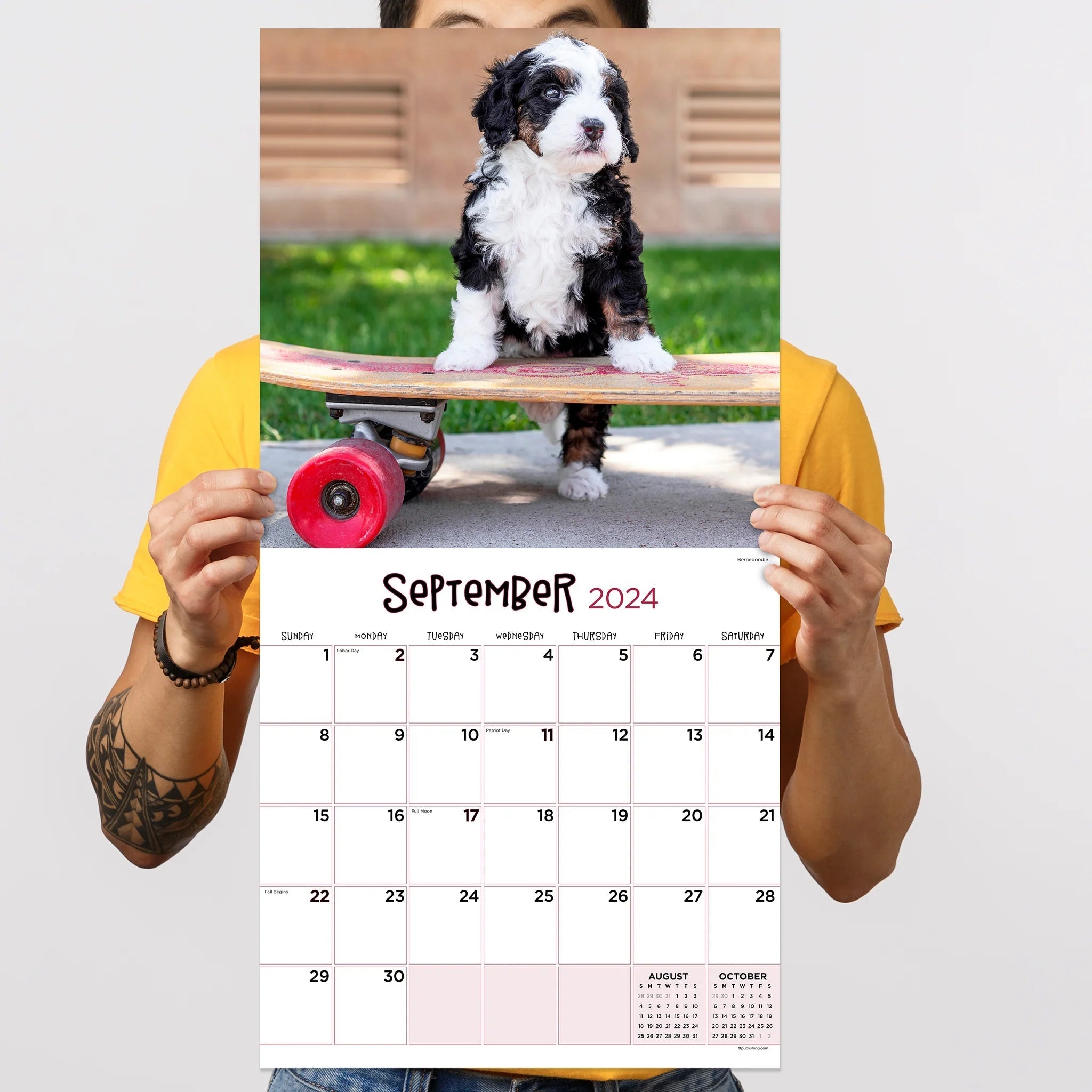 2024 Puppies (by TF Publishing) - Square Wall Calendar