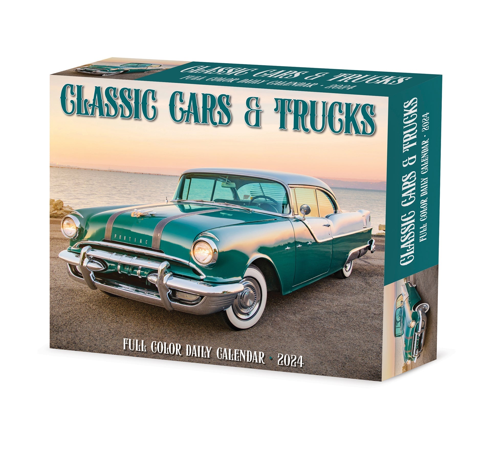 2024 Classic Cars & Trucks - Boxed Page A Day Calendar