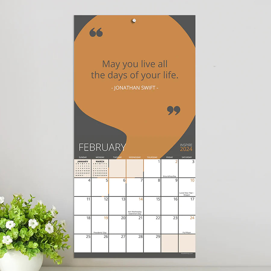 2024 Inspire - Mini Wall Calendar