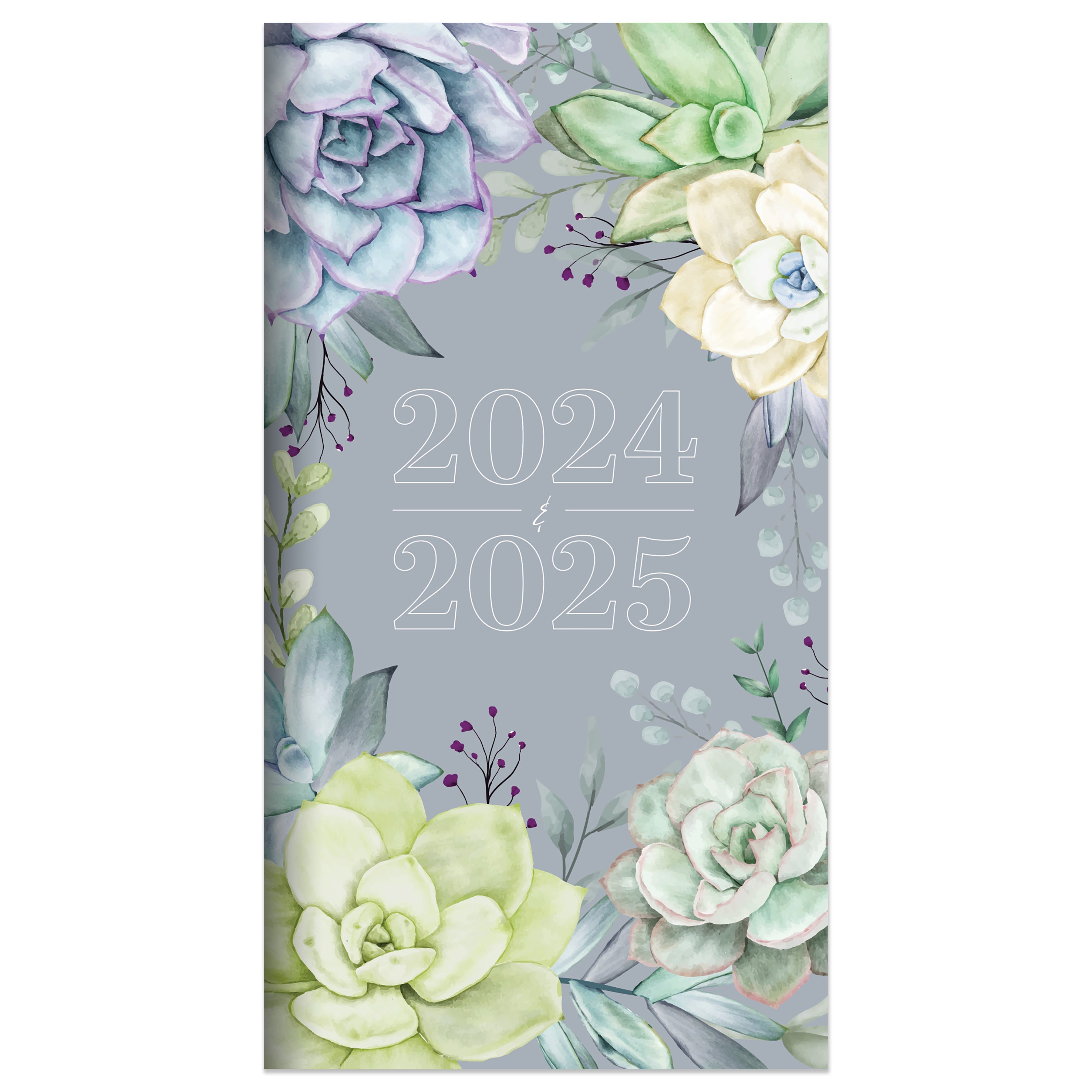 2024-2025 Succulent - Small Monthly Pocket Diary/Planner