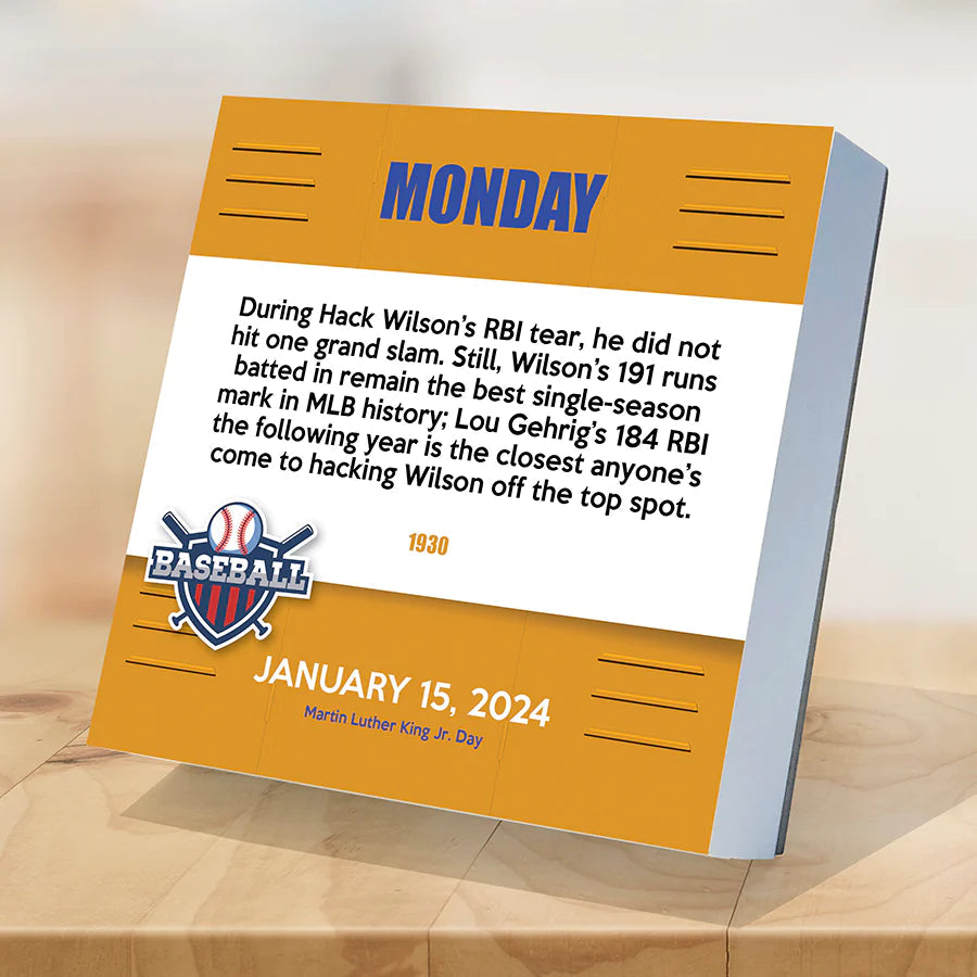2024 Sports Facts & Trivia - Daily Boxed Page-A-Day Calendar