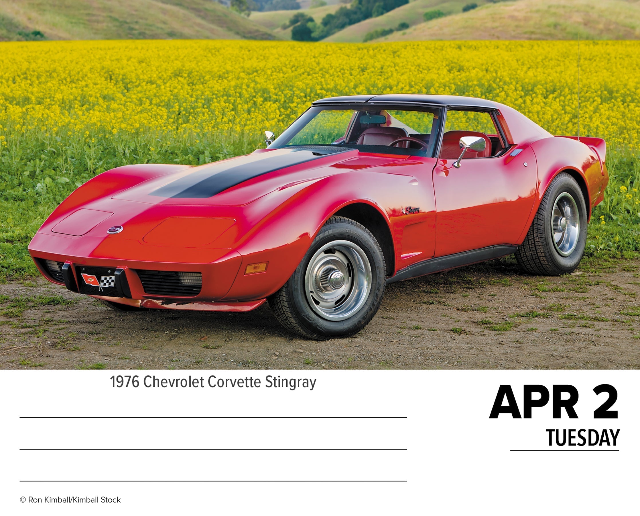 2024 American Muscle Cars - Boxed Page A Day Calendar