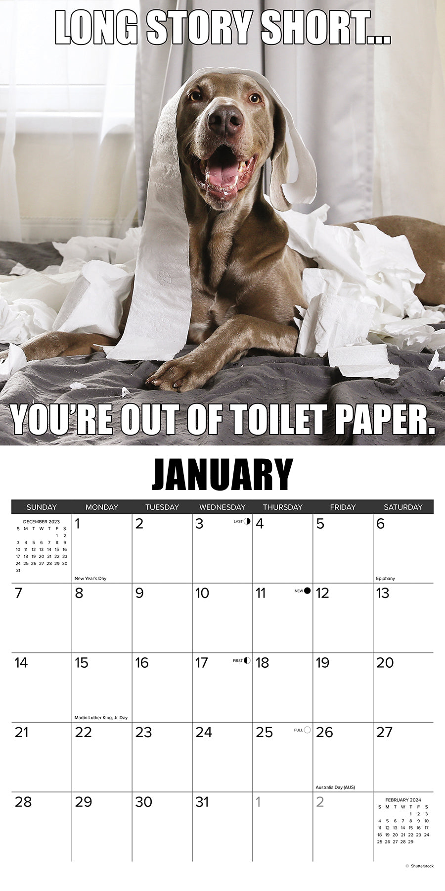 2024 Dog-Gone-It - Wall Calendar