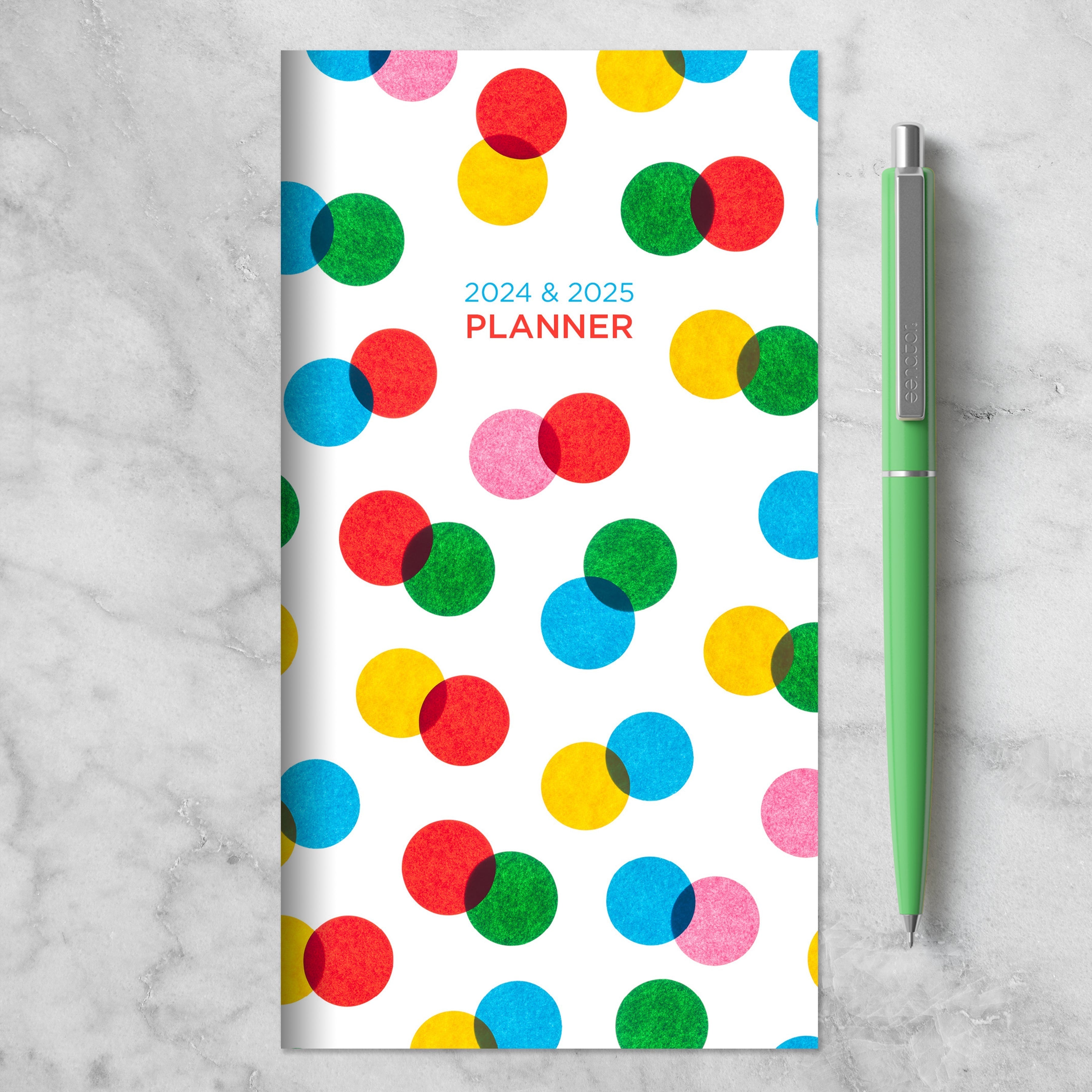 2024-2025 Vivid Dots - Small Monthly Pocket Diary/Planner