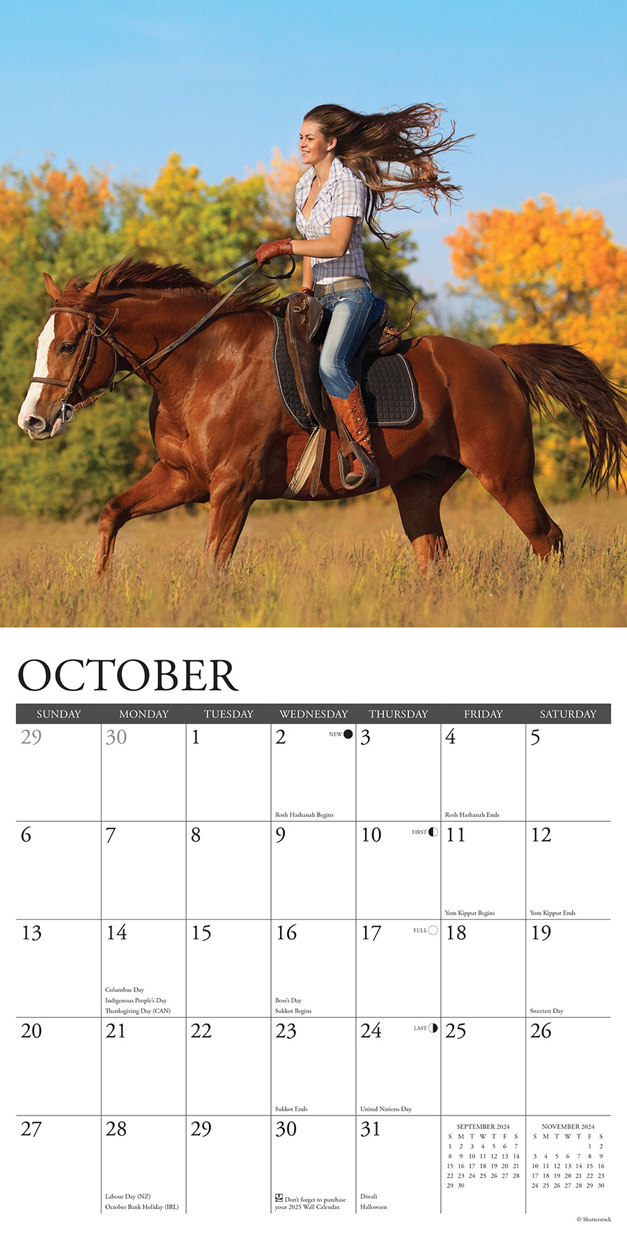 2024 Cowgirls - Wall Calendar