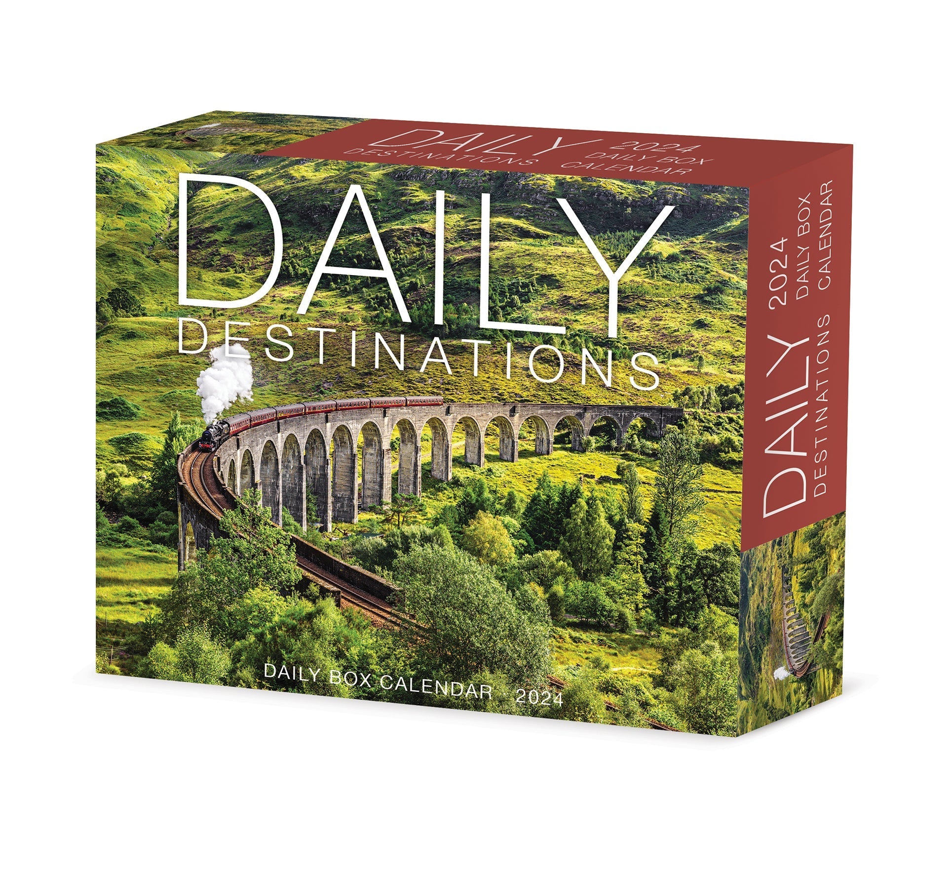 2024 Daily Destinations - Boxed Page A Day Calendar