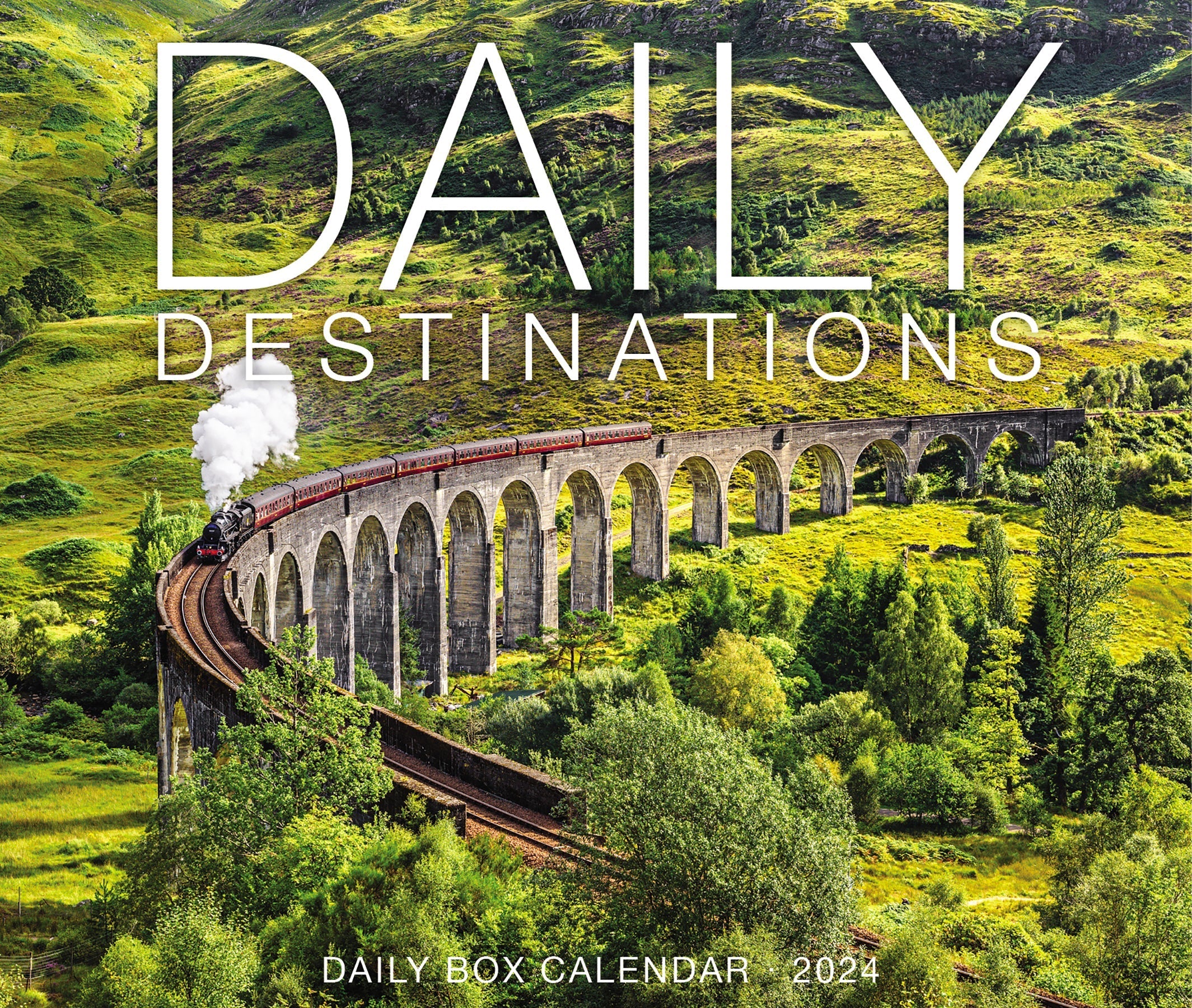 2024 Daily Destinations - Boxed Page A Day Calendar