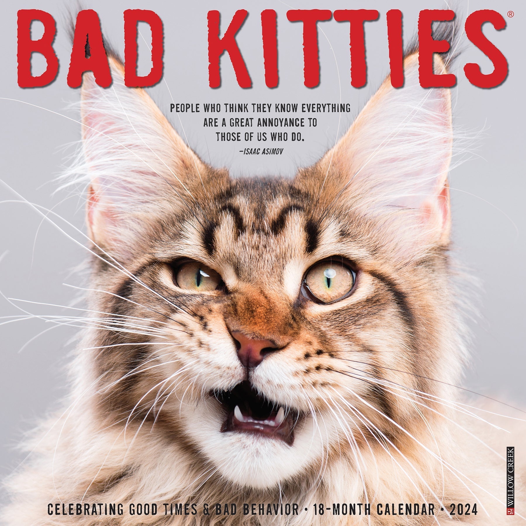 2024 Bad Kitties - Wall Calendar
