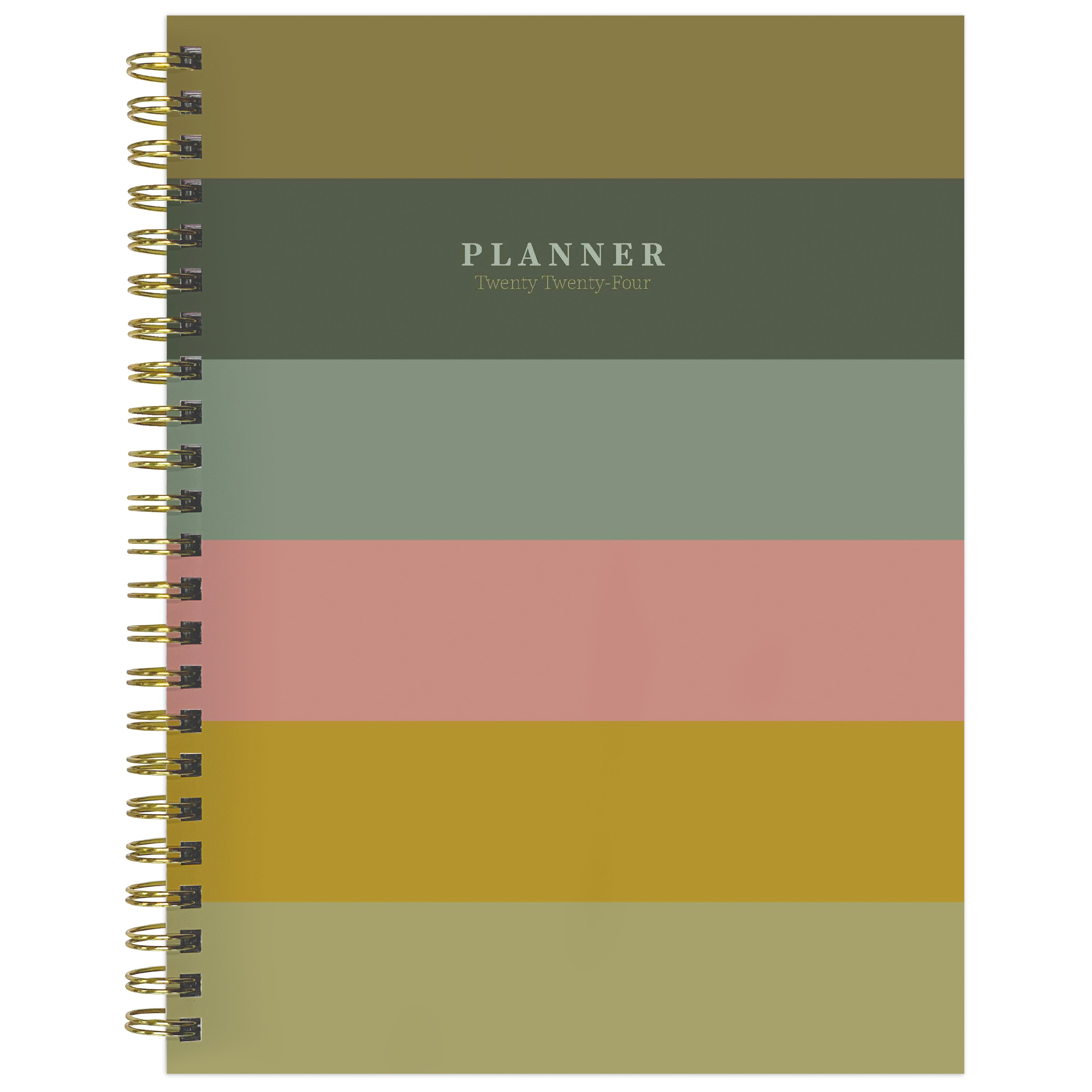 2024 Colors of the Season - Medium Weekly, Monthly Diary/Planner