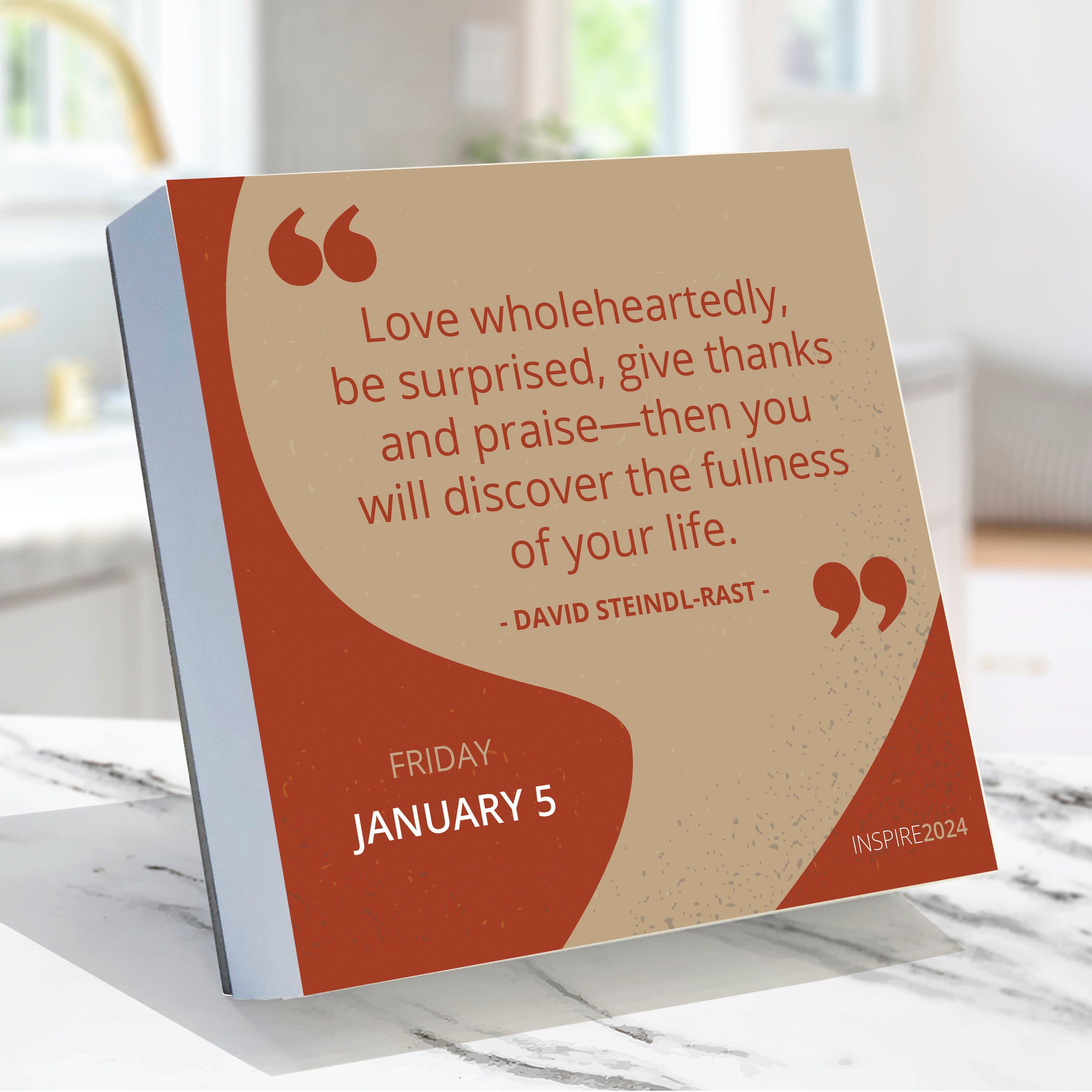 2024 Inspire - Daily Boxed Page-A-Day  Calendar