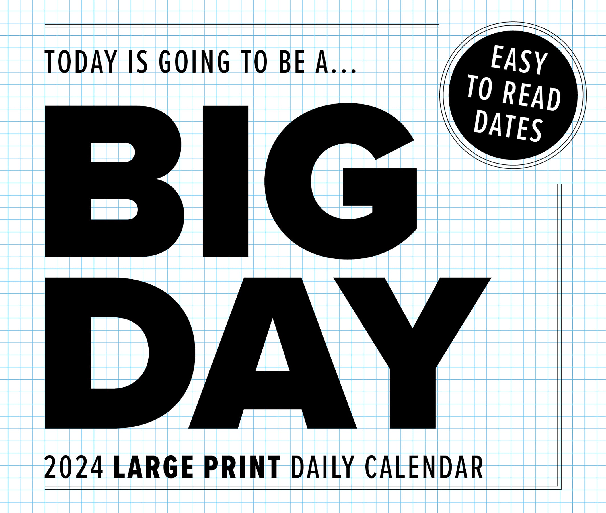 2024 Big Day - Boxed Page A Day Calendar